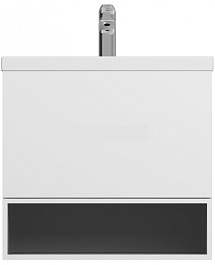 Am.Pm Тумба с раковиной Gem 60 белый глянец, с 1 ящиком – фотография-2